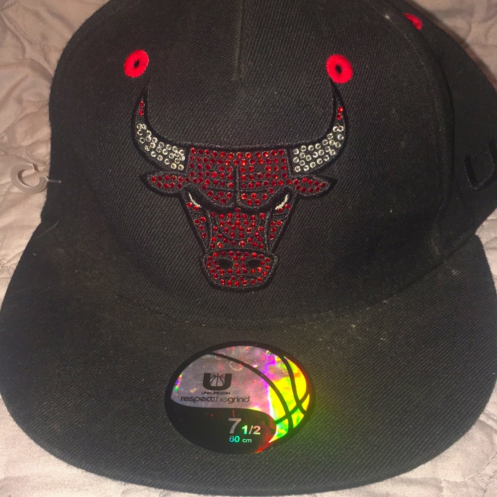 NWT Chicago Bulls Hat Retro SZ 7 1/2”